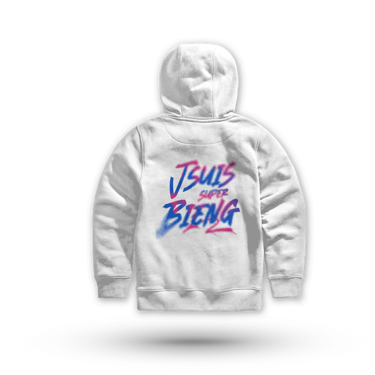 HOODIE J'SUIS SUPER BIENG BLANC - Bieng Shop