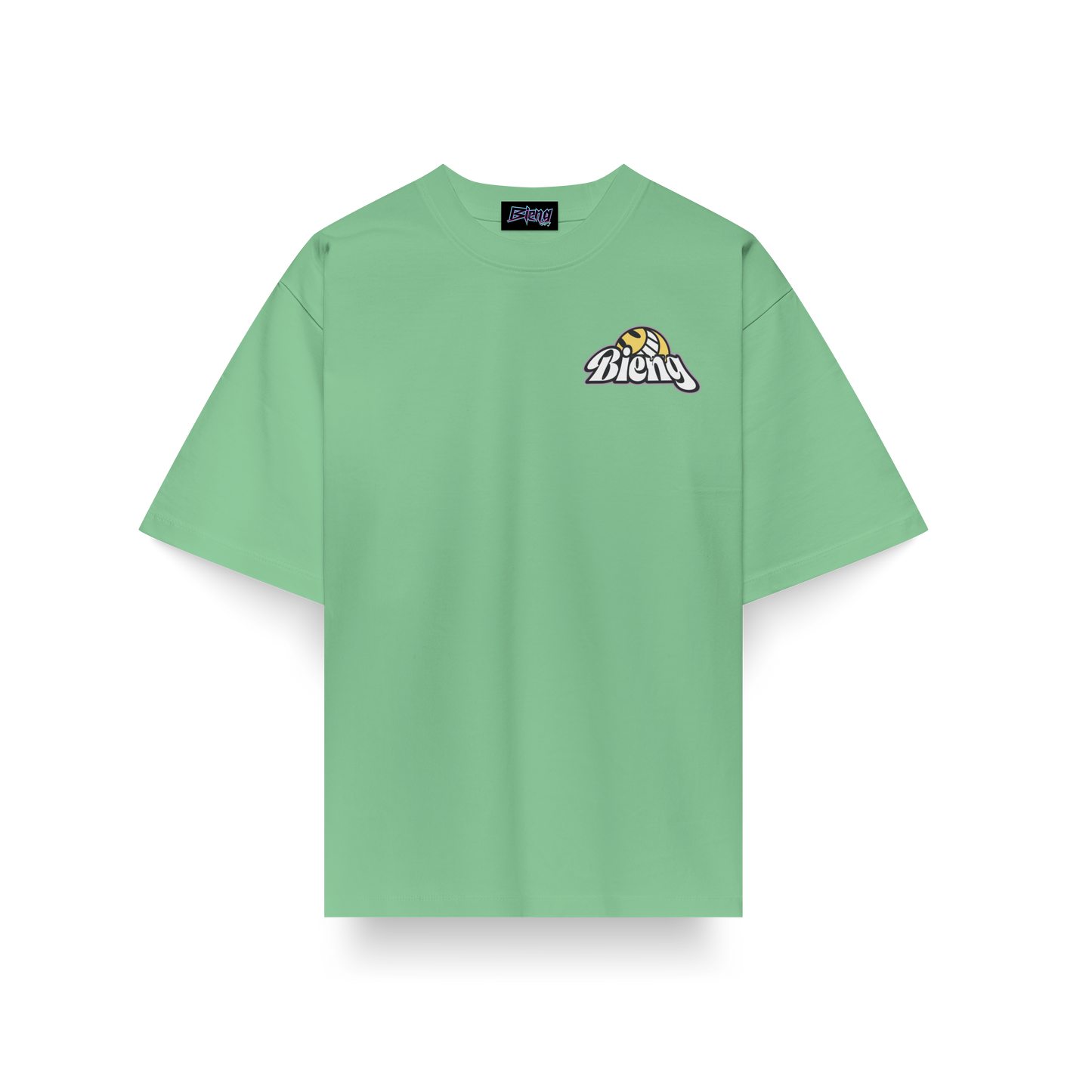 T-SHIRT GREEN SMILE - Bieng Shop